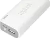 Baterija prijenosna (Power Bank) 5000mAh, 5V/1A, 1xUSB, sa svjetiljkom, bijela