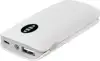 Baterija prijenosna (Power Bank) 4000mAh, 5V/1,5A, 1xUSB, sa svjetiljkom, bijelo/siva