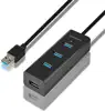 AXAGON HUE-S2BL 4x USB3.0 Charging Hub 1.2m Cable