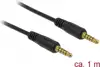 Kabel DELOCK, audio, 3.5mm (M) na 3.5mm (M), 5-pin, 1m