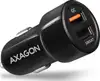 AXAGON PWC-QC5 car charger Smart 5V 2,4A + QC3.0, 30W, crni