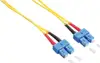 Opt. prespojni kabel SC/SC duplex 9/125µm OS2, LSZH, žuti, 2