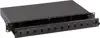 Opt. patch panel 19" 1U za 12xLC-D/SC-S/E2000-S/MTRJ, izvlačivi, crni (RAL 9005)