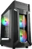 Sharkoon VG6-W RGB Midi Tower ATX kućište, bez napajanja, prozirna prednja/bočna stranica, crno