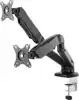 ICY BOX IB-MS304-T 2x Monitor desk mount 25,4 cm (10") - 68,6 cm (27") Tiltable, Swivelling, Rotatable