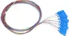 NFO Fiber optic pigtail SC UPC, SM, G.657A1, 900um, 1m, 12 colors