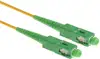 NFO Patch cord, SC APC-SC APC, Singlemode 9 125, G.657A1, Simplex, 1m