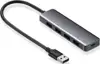 Ugreen USB čvorište, USB 3.0, srebro s 4 porta