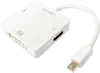 Adapter Mini DisplayPort 1.2 to HDMI/DVI/DisplayPort, 3 in 1