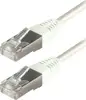 Transmedia S-FTP Cat5E Patch Kabel (RJ45), White, 0,5m