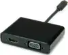 STANDARD adapter USB TIP C - VGA/HDMI (M/F)