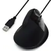 Miš EWENT Ergonomic Vertical, optički, 1800dpi, USB, crni