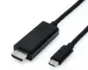 Roline VALUE USB-C - HDMI kabel, M/M, 2.0m, crni