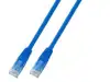 U/UTP prespojni kabel Cat.6 PVC CCA AWG24, plavi, 7,5 m