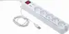 Gembird Surge protector with Master Slave function, white color