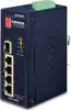 Planet Industrial 5-Port (4x 100Mbps RJ45 PoE ports 1x 100mbps FX slot) Switch (-40~75C) Unmanaged