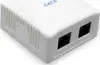 Gembird CAT6 UTP 2-port surface mount box