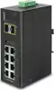 Planet Industrial 10-Port (8x 1GbE RJ45 2x 100 1000X SFP Slots) Managed Switch (-40 to 75C)