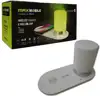 MAXMOBILE BEŽIČNI PUNJAČ/RGB LED SVJETILJKA S2 QC QUICK CHARGE 10W bijeli