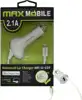 MAXMOBILE AUTO PUNJAČ IPHONE 5/6/7/8/X/11.. SC-020 2.1A MFI Apple bijeli
