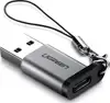 Ugreen USB 3.0-A na USB-C adapter sivi