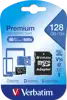 Memorijska kartica Verbatim Micro Secure Digital Premium (XC/UHS1) 128GB Class 10 Card + adapter