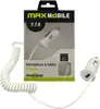 MAXMOBILE AUTO PUNJAČ ZA TABLET/MOBITEL USB + 2.5mm 2.1A bijeli