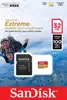 SanDisk Extreme microSDHC 32GB + SD Adapter for Action Sports Cameras - 100MB/s A1 C10 V30 UHS-I U3