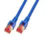 S/FTP prespojni kabel Cat.6 LSZH Cu AWG27, plavi, 5,0 m