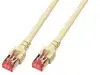 S/FTP prespojni kabel Cat.6 LSZH Cu AWG27, sivi, 0,15 m
