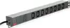 Roline strujna priključnica 19", 8×IEC3200 C13-C14(M) UPS priključak kabla, 2.0m, aluminijska