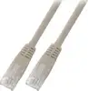 U/UTP prespojni kabel Cat.5e PVC CCA AWG24, sivi, 1,0 m
