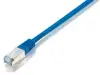 F/UTP prespojni kabel Cat.5e PVC Cu AWG26, plavi, 3,0 m