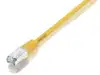 F/UTP prespojni kabel Cat.5e PVC Cu AWG26, žuti, 0,5 m