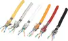 S/FTP kabel Cat.7 4x2xAWG26/7 stranded Cu, LSZH, sivi, pak. 
