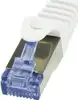 S/FTP prespojni kabel Cat.6a LSZH Cu AWG26, bijeli, 1,0 m