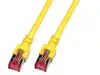 S/FTP prespojni kabel Cat.6 LSZH Cu AWG27, žuti, 1,0 m