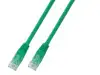 U/UTP prespojni kabel Cat.5e PVC CCA AWG24, zeleni, 0,5 m