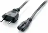 Kabel za napajanje, EURO M (ravni) -> IEC320 C7 Ž 1,8 m, crni