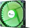 Ventilator INTER-TECH Argus L-12025 GR LED Green, 120mm, 1200 okr/min, crno/zeleni