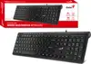 Genius SlimStar 230, tipkovnica, USB, crna