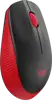 Miš LOGITECH M190, optički, bežični, 1000dpi, crno-crveni