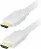 Transmedia High Speed HDMI-cable with Ethernet, Flat cable, 5m White