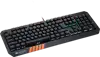 CANYON Wired multimedia gaming keyboard with lighting effect, 108pcs rainbow LED, Numbers 104keys, EN double injection layout, cable length 1.8M, 450.5*163.7*42mm, 0.90kg, color black