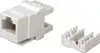NaviaTec Cat6 RJ45 keystone jack 180 degree type