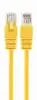 Gembird CAT5e UTP Patch cord, yellow, 0,25 m