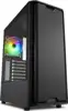 Sharkoon SK3 RGB Midi Tower ATX kućište bez napajanja, prozirna bočna stranica, prednji/stražnji ventilatori 2×120mmi, crno