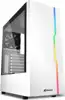 Sharkoon RGB SLIDER Midi Tower ATX kućište, prozirna bočna stranica, stražnji ventilator 120mmi, bez napajanja, bijelo