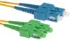 NFO Patch cord, SC UPC-SC APC, Singlemode 9 125, G.652D, Duplex, 1m