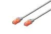 DIGITUS Professional patch cable - 1 m - gray